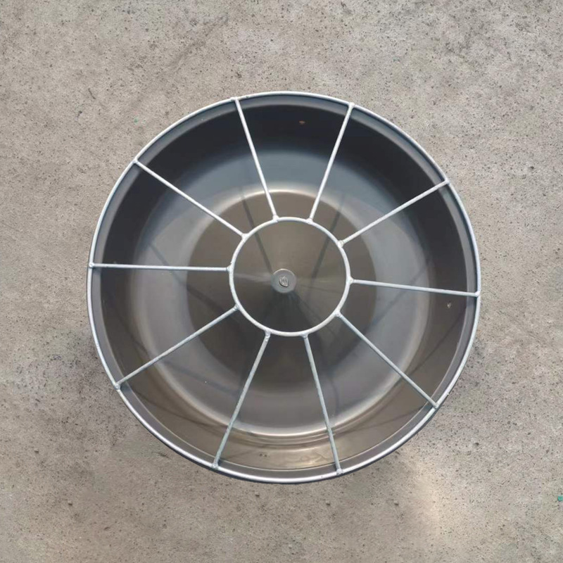 鸡食槽散养神器鸡鸭鹅通用喂料盆自动喂食器圆形高压牛筋饲料槽|undefined