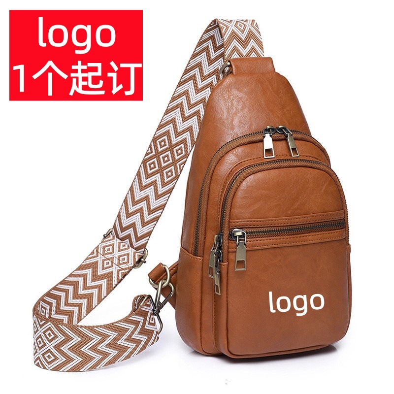 Bolso de Pecho Cruzado para Mujer de Cuero PU con Cremallera para Viajes y Ocio image 3