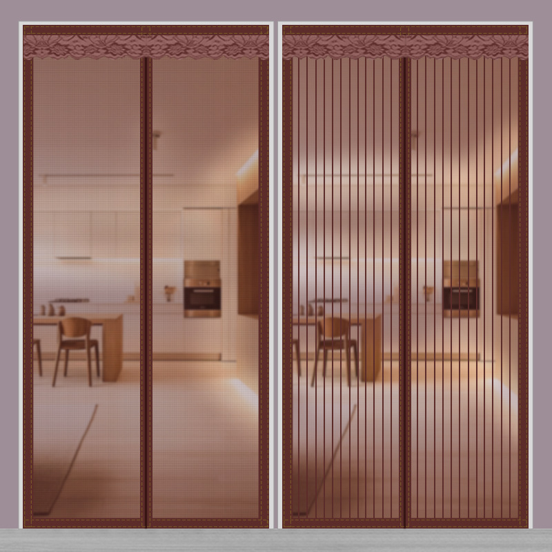 Aixiang curtain new style gauze curtain encryption summer mosquito screen door curtain mosquito net fly-proof sand door kitchen magnet magnetic screen window