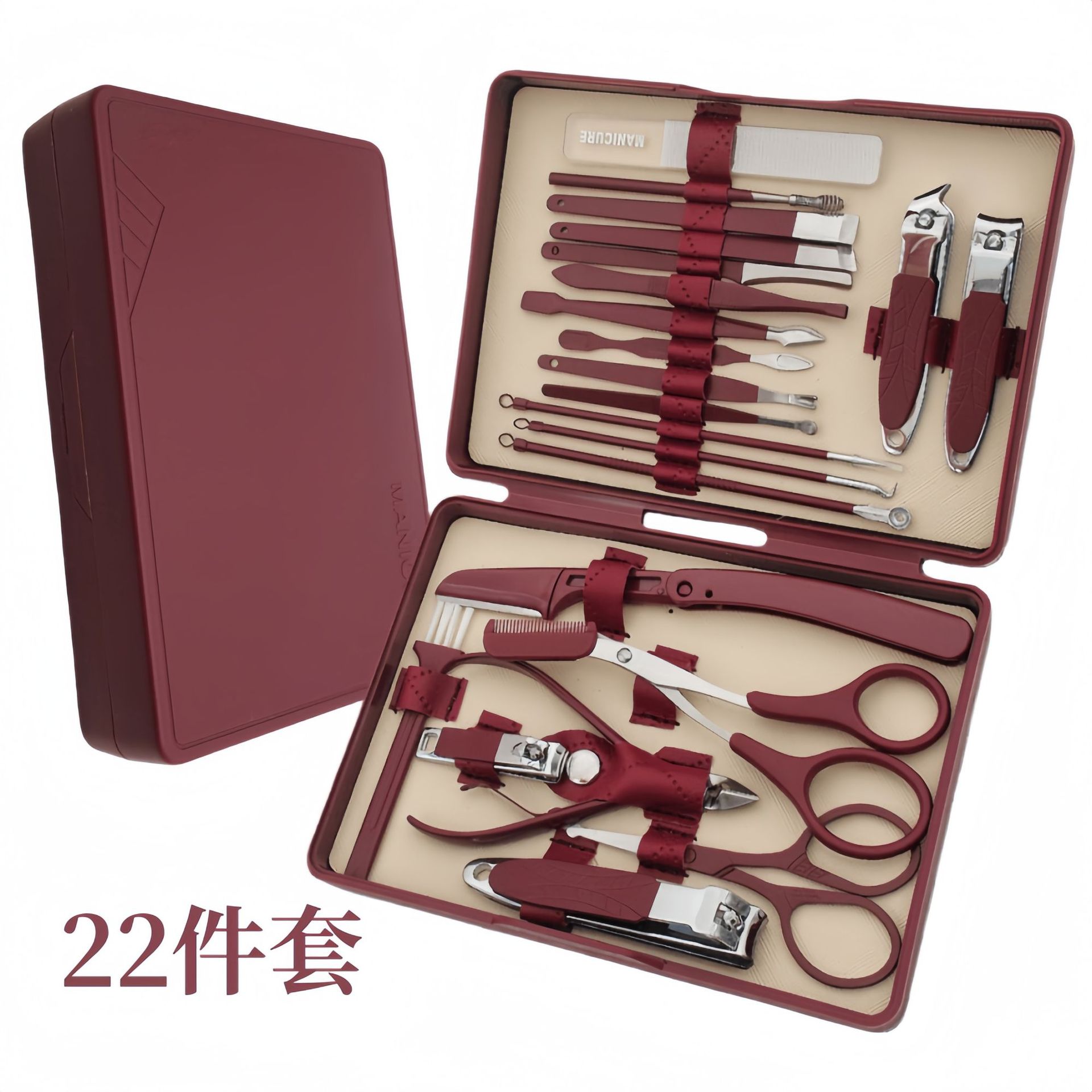 Red set, 22 pieces