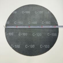 圆盘砂纸16寸植绒砂406mm背绒砂纸打磨拉绒片网格砂布打磨砂纸