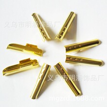 厂家批发金扣 28MM长三点大扣黑色绳扣包5MM粗提手绳头卡扣