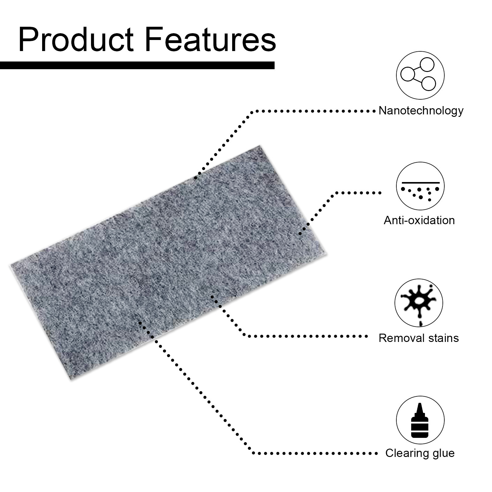 Cross-Border Hot-Selling Product Homonth Car Scratch Care Cloth, Car Paint Scratch Polishing, Repair, Touch-Up, Maintenance, and Refurbishment
