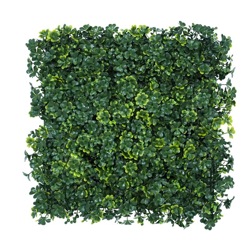 跨境热卖仿真植物墙造景装饰假花墙尤加利米兰装饰植物绿叶背景墙|undefined