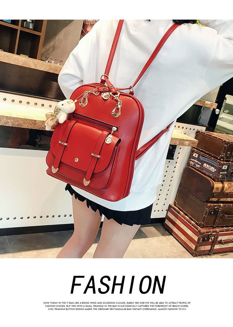 New style backpacks for women, fresh and cute student fashion and casual Korean-style women's bags, cross-border one-piece shipping worldwide undefined