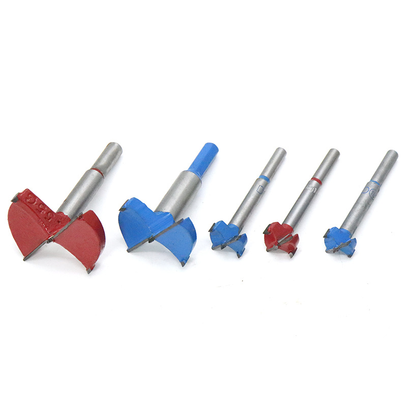 Woodworking hole opener drill Wood unlock round hinge desktop wooden door punch artifact Wood punch reamer