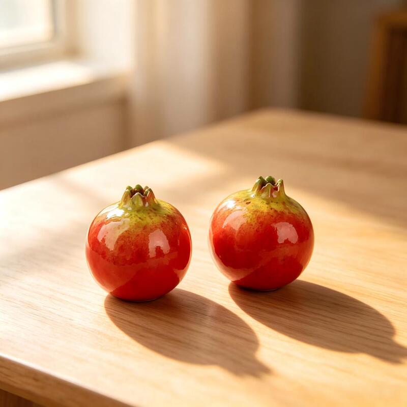 Miniature landscape simulation 3D pomegranate small ornament DIY resin accessory materials