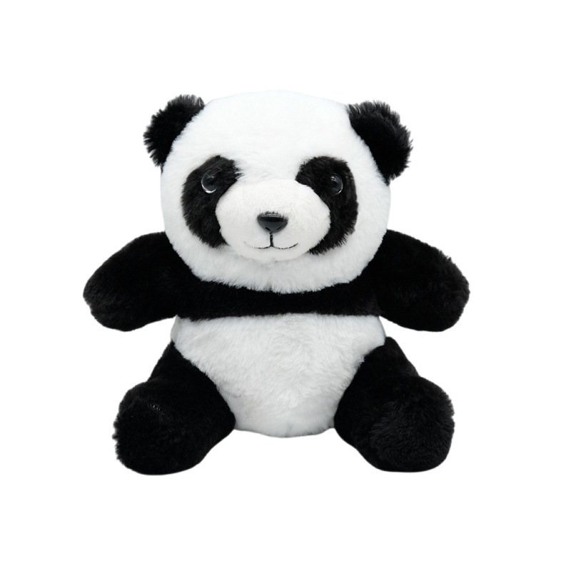 跨境新品pandy ai plush熊猫卡通毛绒玩具公仔可爱玩偶情侣结婚礼|undefined