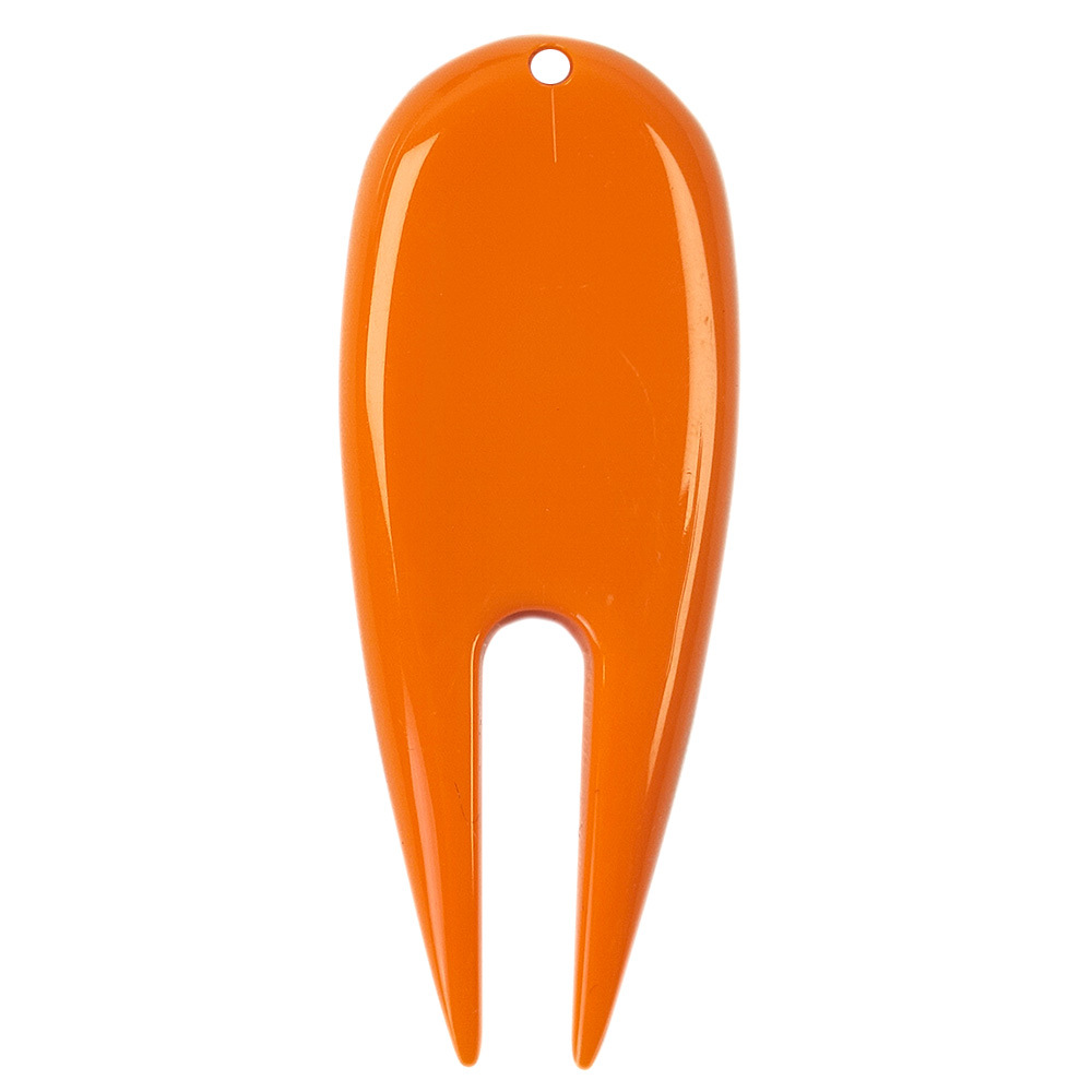 Golf green tenedor, tenedor de caddy, herramienta de reparación de césped, tenedor de bola de plástico