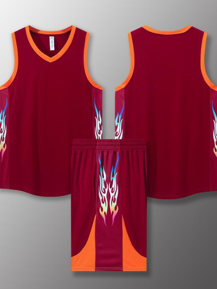 Camisas de baloncesto para hombres y mujeres, camisetas universitarias, entrenamiento deportivo, chaleco infantil, impresión de compra en grupo, 1019