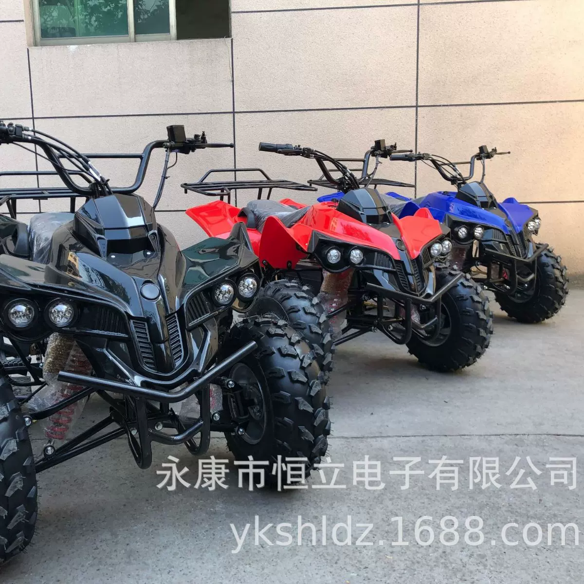 专拍直供沙滩车四轮越野摩托车大小霸王双人场地沙漠山地车电动车