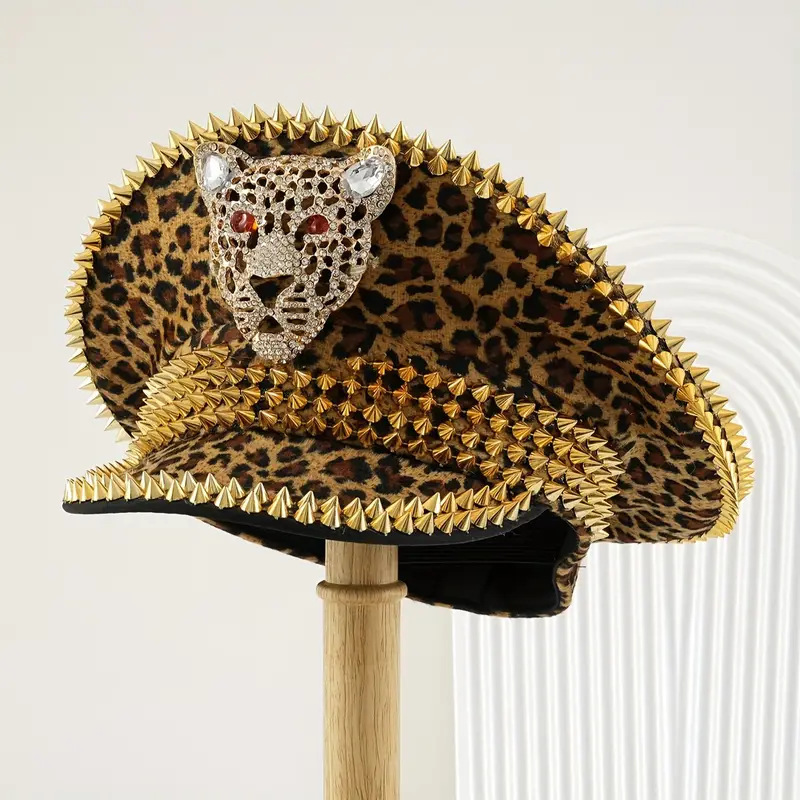 Sombrero azul marino con incrustaciones de diamantes, boina estilo punk, sombrero y2k, sombrero de marinero para mujer con ambiente otoñal e invernal, sombrero dorado para clima frío