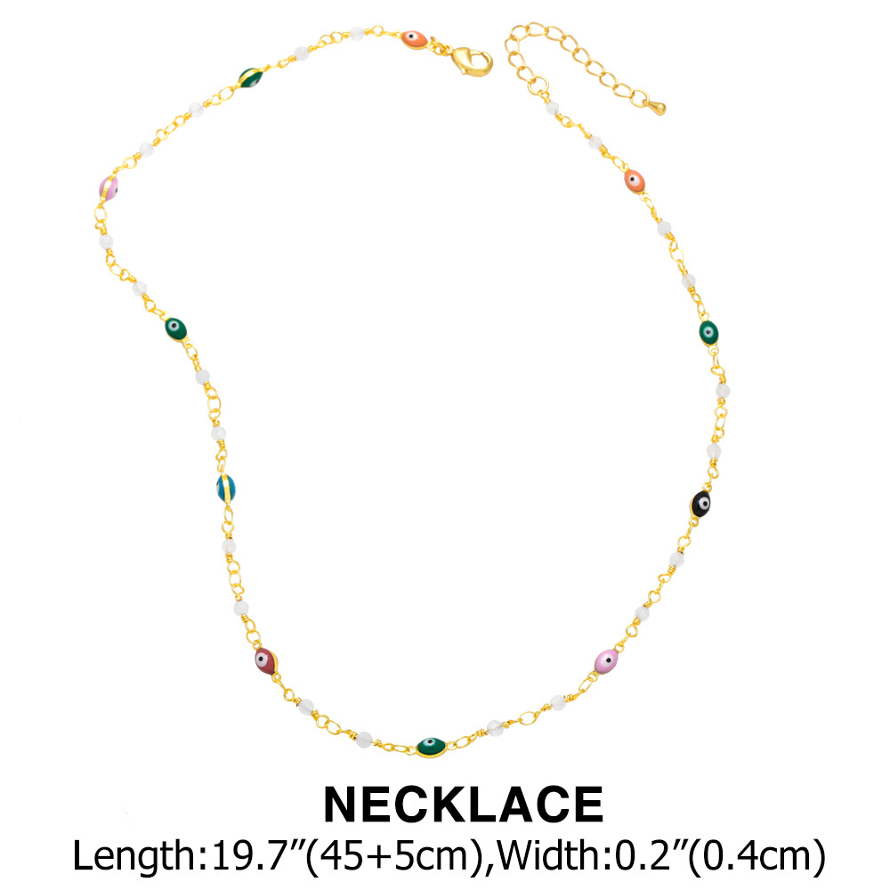 Fashion Eye Copper Plating Womenu0027S Bracelets Necklace 1 Piece