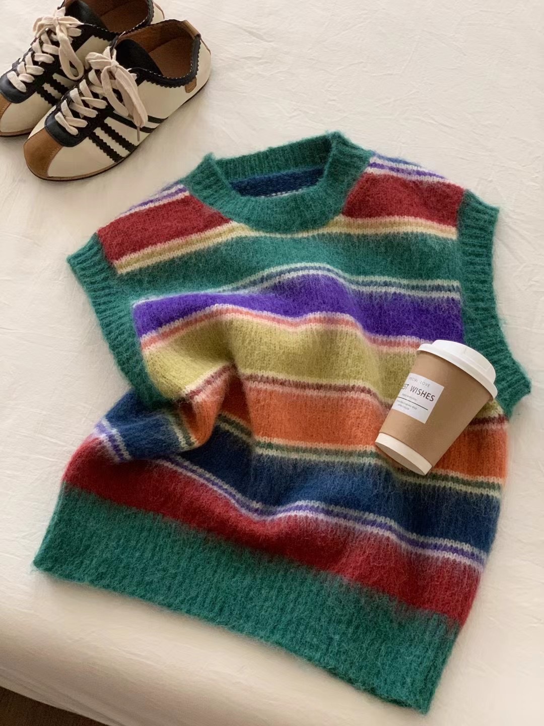 Rainbow vest