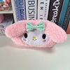 Cartoon cute Japanese plush high quality pencil case, brand capacious stationery for elementary school students, storage bag