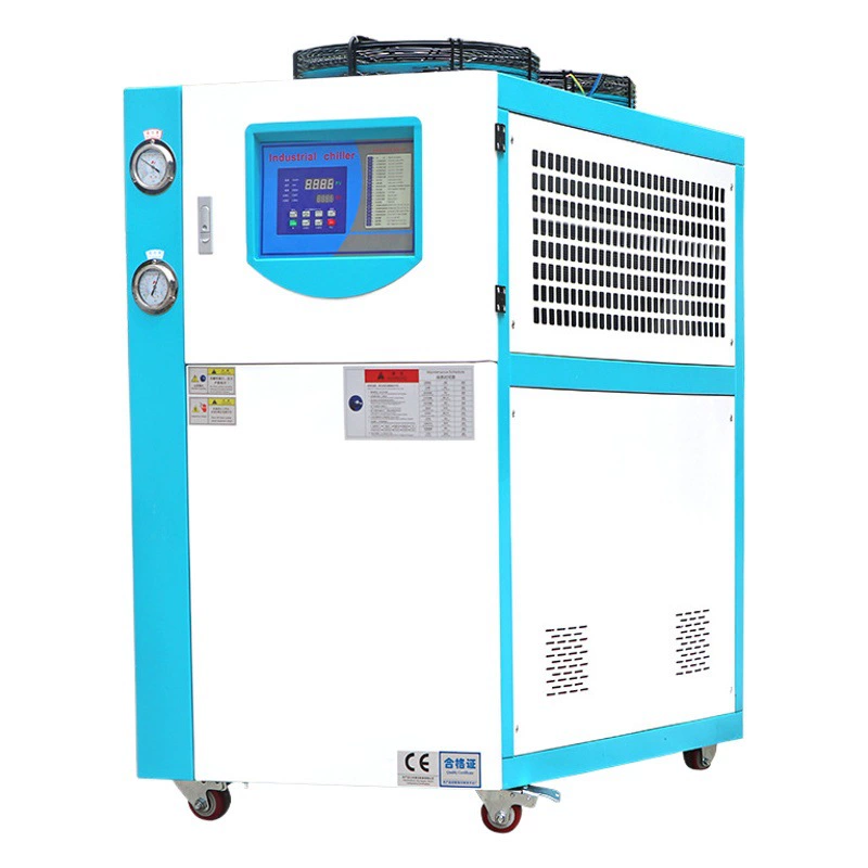 Промышленный чиллер воздушного охлаждения, холодильная машина с циркуляцией охлаждающей воды, установка для заморозки воды, чиллер для экструдера