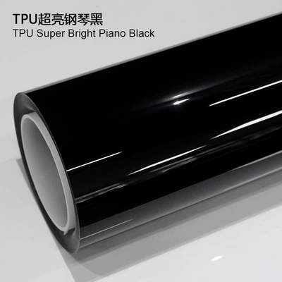 Car Film Wholesale Tpu Color-Changing Film Ppf Colored Car Wrap High Anti-Stain Paint Protection Film Self-Healing Factory Direct Sales (Auto Color Change Film) - tpu-super-bright-piano-black-1524m15m