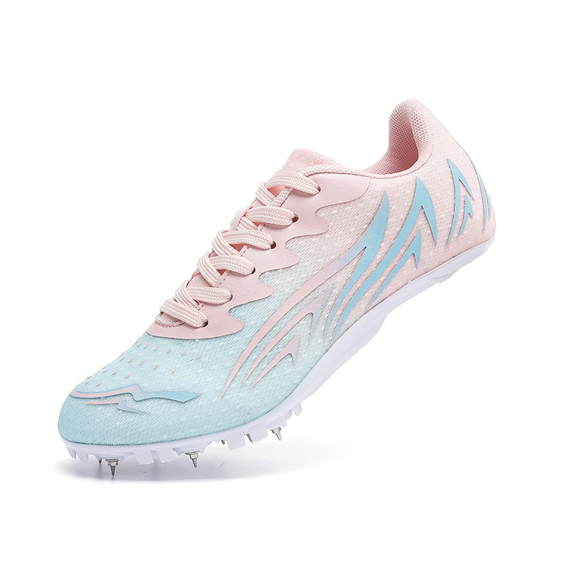 Zapatillas de Atletismo con Clavos Suela TPU Transpirable y Antideslizante para Pistas
