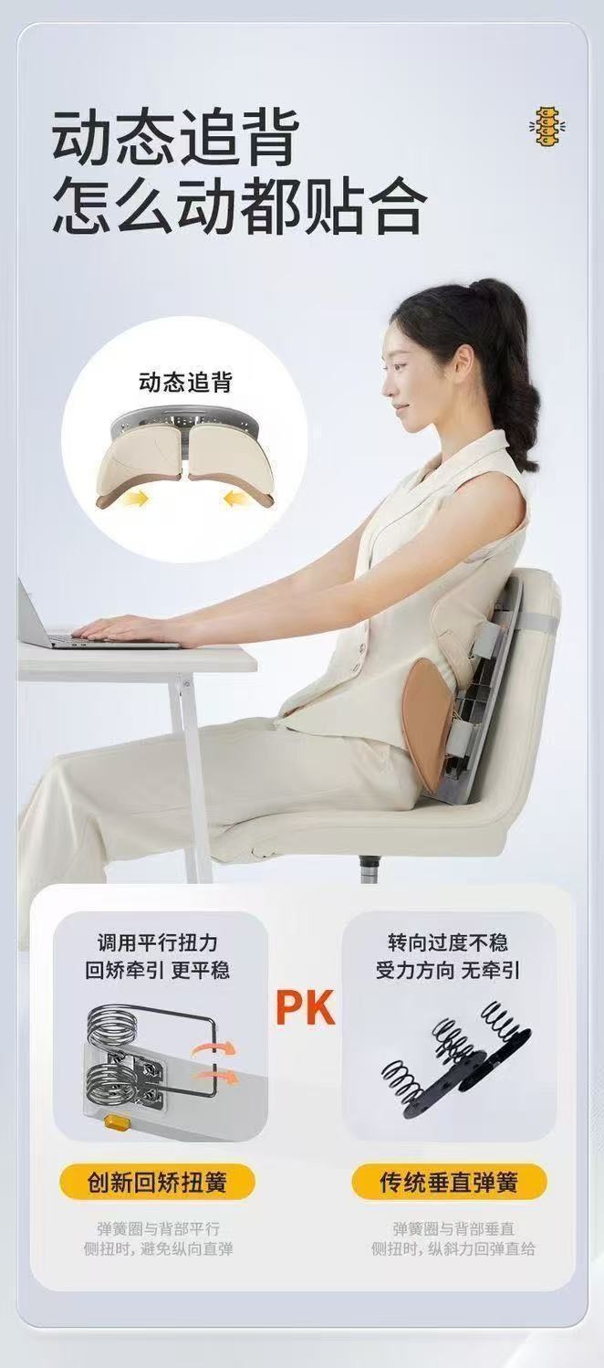 Nortech Lumbar Support Cushion for Long Sitting, Ergonomic Seat Cushion for Office and Car, Lumbar Support Gift