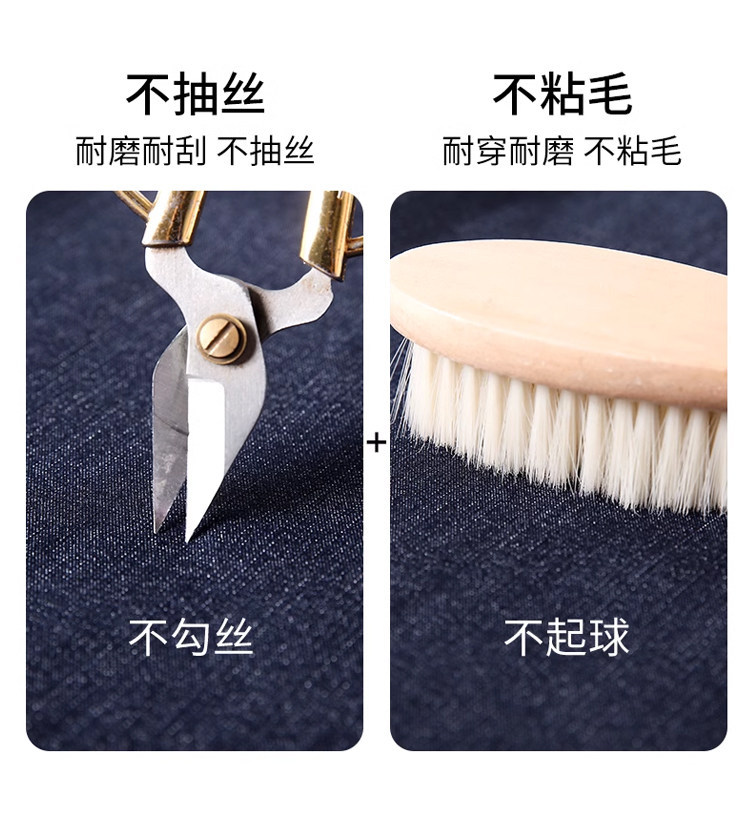 Quần tây nữ ống đứng cạp cao chất liệu tơ tằm mùa xuân hè — Một người đàn ông nhỏ màu đen chi tiết 16