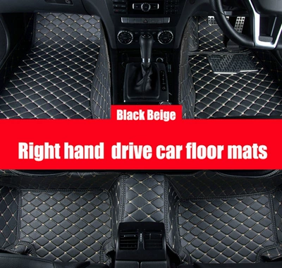 Modelə uyğun ayaqaltı – port version car floor mat - black-black-line-all-five-seats