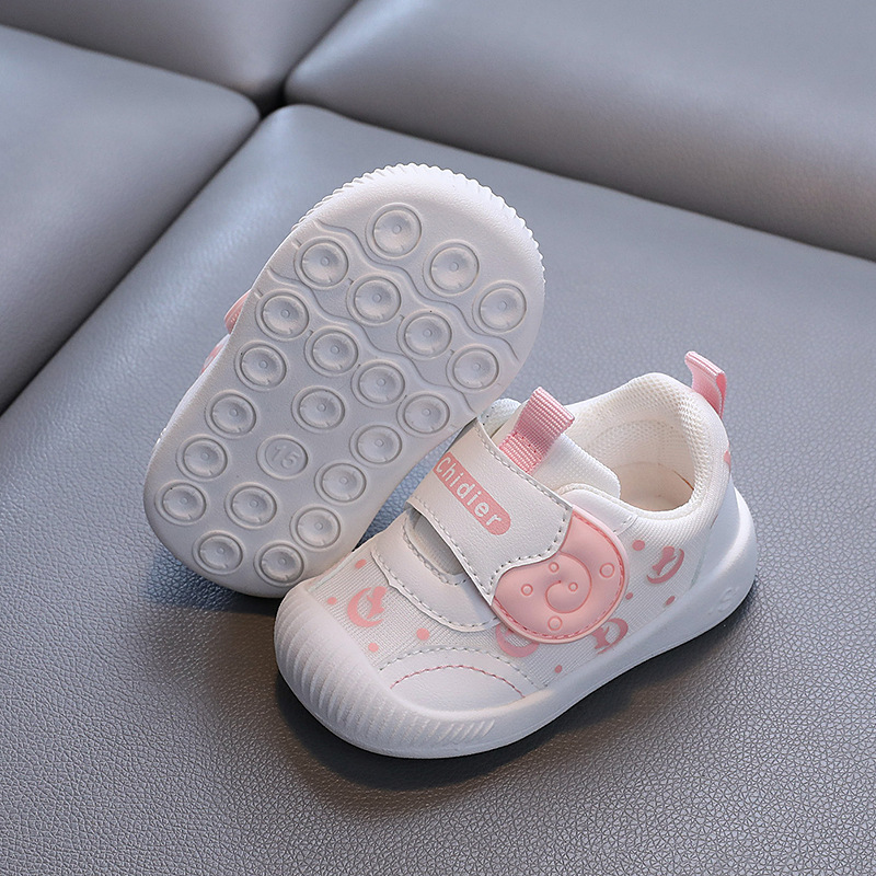Zapatos para bebés, zapatos para niños pequeños para niñas, 2024 función de primavera y otoño, zapatos para niños pequeños, suela suave, malla antideslizante, zapatos para niños