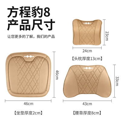 and 8 Car Headrest, Lumbar Support | Waist support