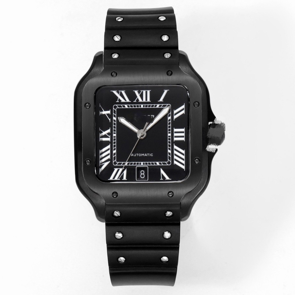 Popular Model Kajia Af V6 Santos Fully Automatic Mechanical Watch Fisheye Waterproof Tank Santos Women's Watch Dropshipping