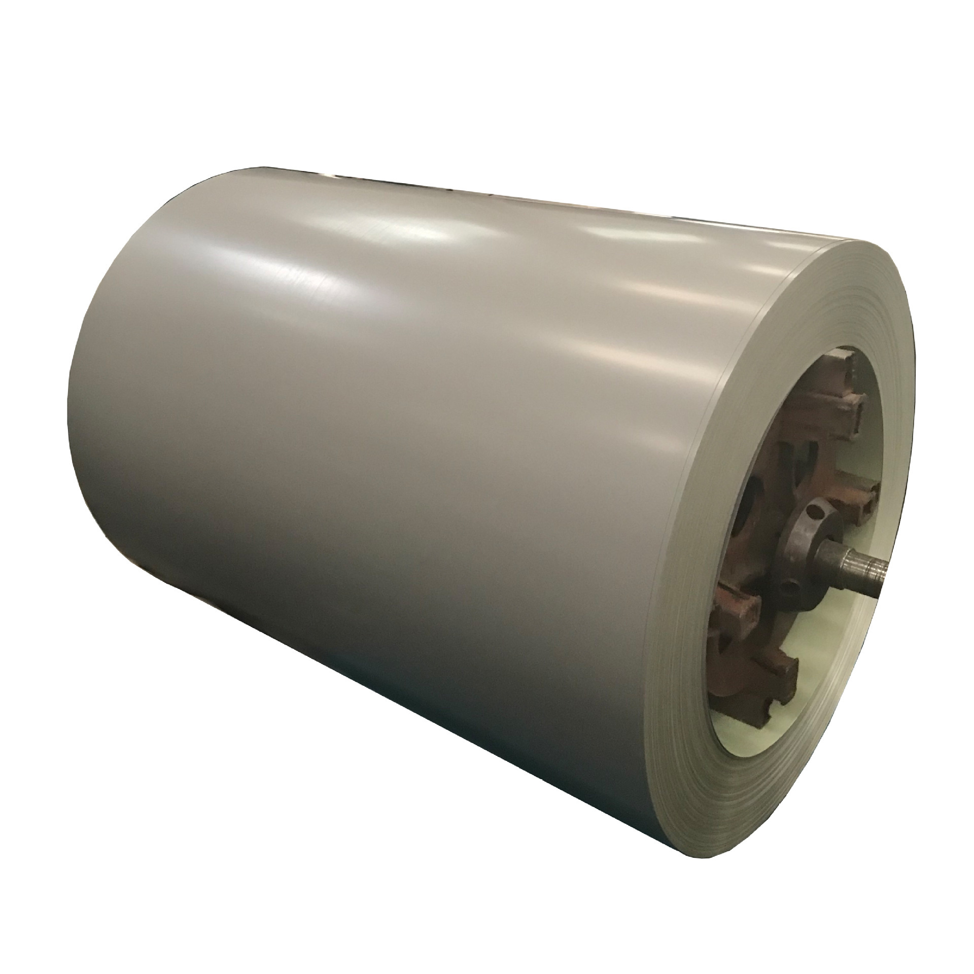 Suministro puntual Baosteel blanco gris poliéster PE color placa de acero tipo de teja completa entrega a la fábrica