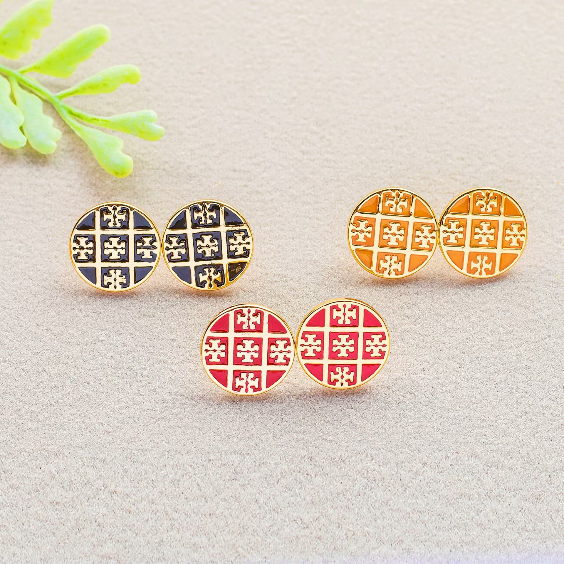 Fashionable small design elegant sophisticated cute trend earrings