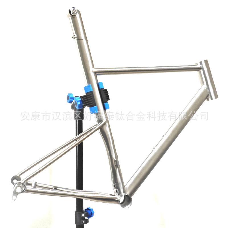 Haofutan titanium alloy highway integrated high seat tube frame processing production titanium alloy frame