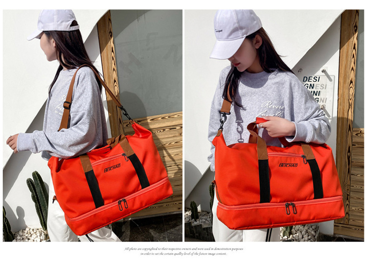 New style travel bag Korean portable shortdistance travel luggage bag large capacity gym bagpicture2