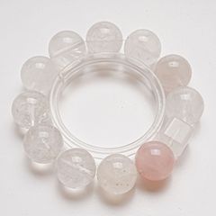 【枕边落星】天然马粉水晶手串女款白幽灵显白时尚高级感手链批发