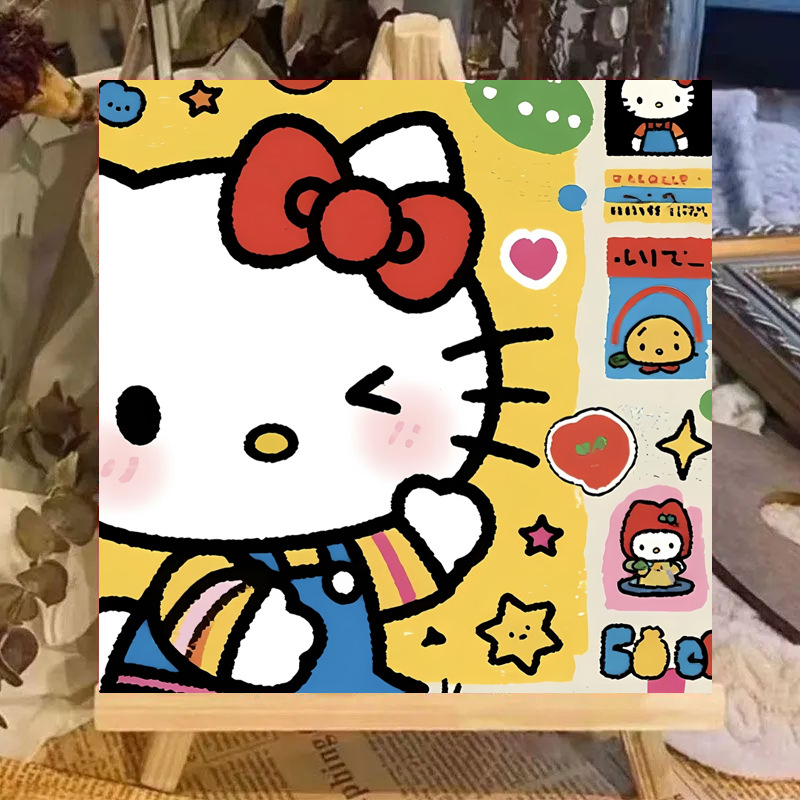 R105 / 20*20cm paint+brush+backing board