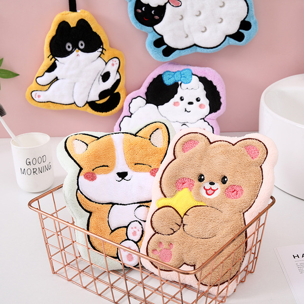 Children's towel with animals