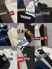 24Fw Arc Crewneck Hooded Sweatshirt American Street Fashion Brand Letter Embroidered Sweatshirt