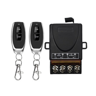 220V Wide Voltage Single-Way Remote Control Switch 433Mhz Long-Distance Water Pump High-Power Wireless Remote Control Switch