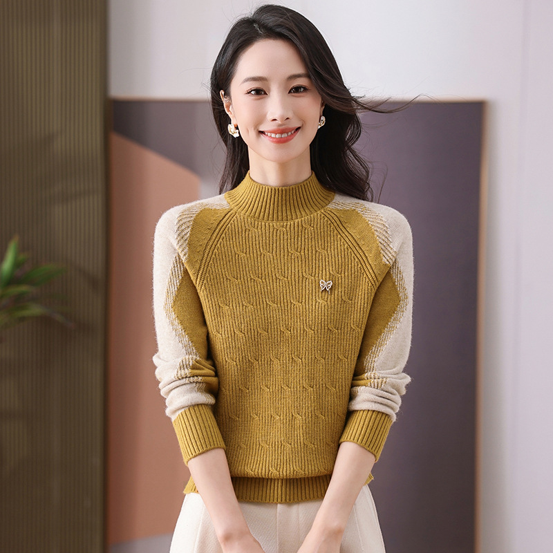 Winter short base body-friendly sweater