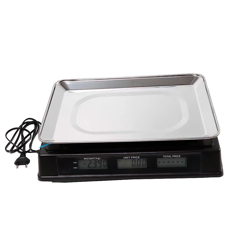 Báscula pequeña para banco, báscula digital estándar europea de exportación inglesa, báscula comercial de alta precisión para pesaje de verduras y frutas, 40kg