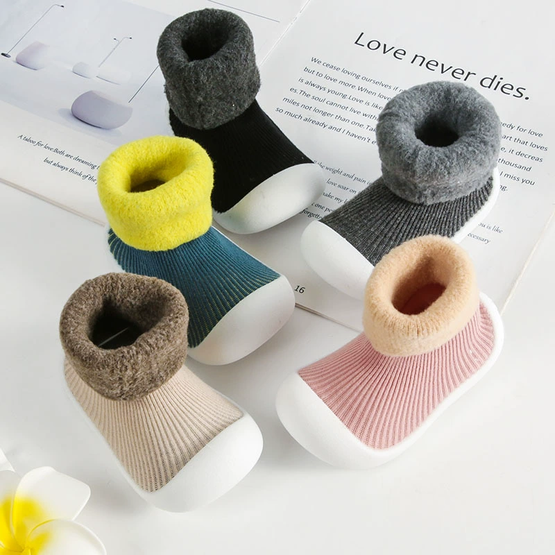 Толстая детская обувь на мягкой подошве детская обувь на открытом воздухе детская обувь детская обувь ступенчатая обувь напольные носки нескользящая детская обувь оптом