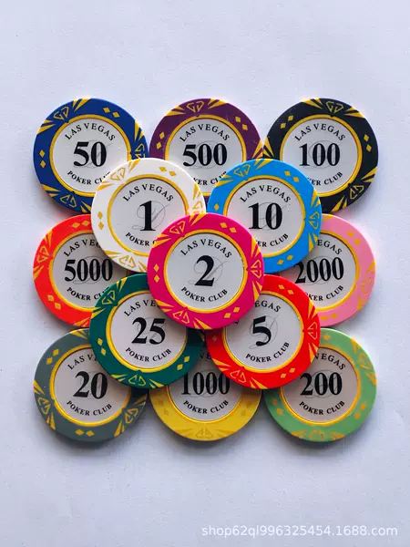 Manufacturer Wholesale Texas Hold'Em Poker Chips Mahjong Playing Cards with Points Reward Coins Chess and Card Room Special Token Chips