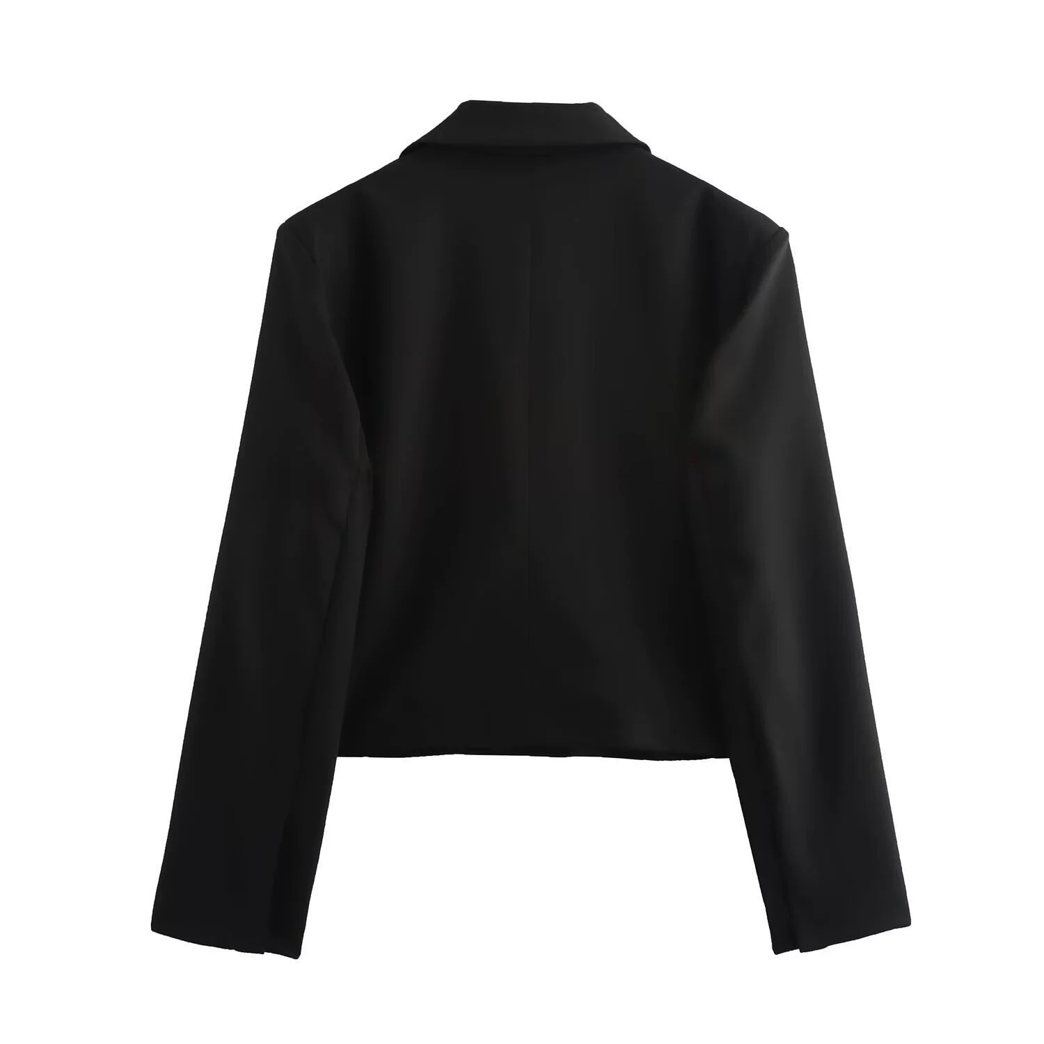 Short women’s suit, loose fit, European style, autumn 2024, cropped jacket set