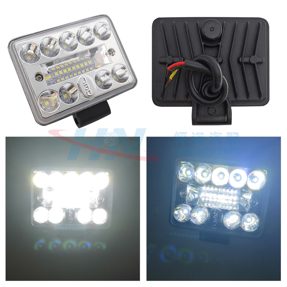 Coche LED luz de trabajo Super brillante luz del coche camión Luz de tres pulgadas 45W vehículo todoterreno foco revisión faro