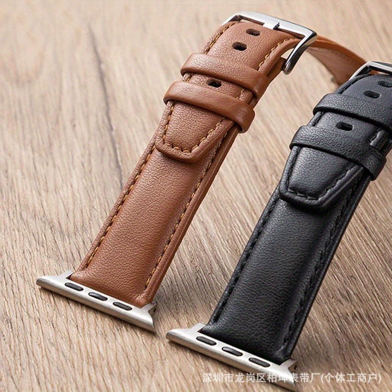 Ремешок для часов из натуральной кожи, подходит для браслета Apple Watch, для мужчин и женщин, iWatch серия 876543Se стиль fashion