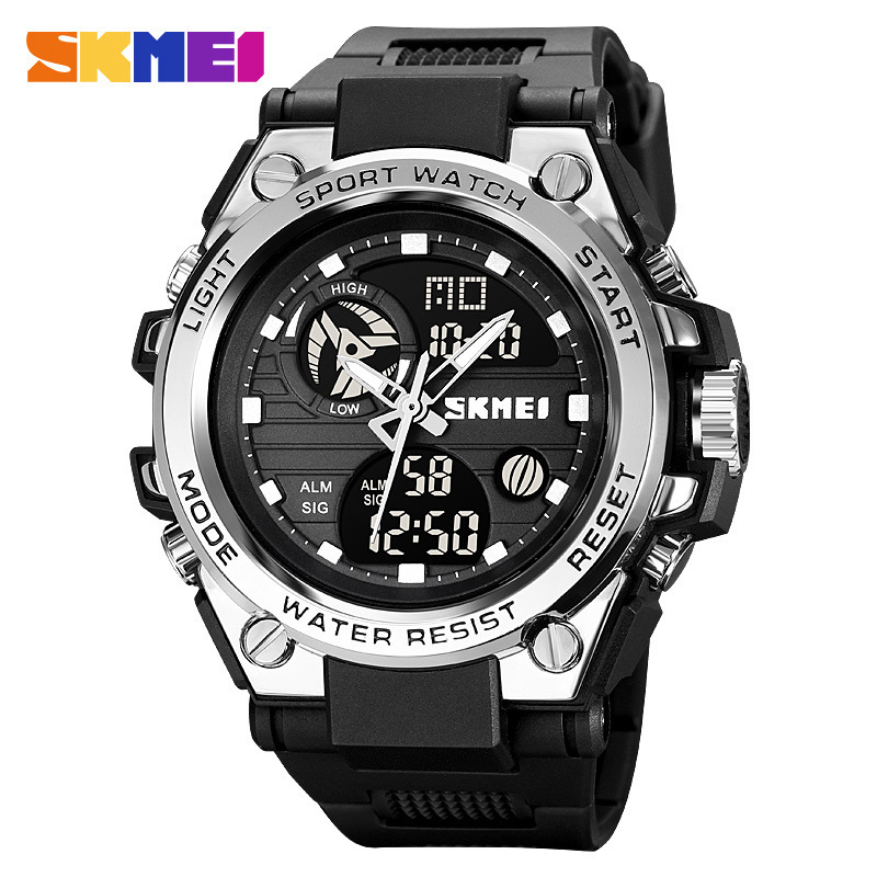 Skmei movimiento dual multifuncional impermeable deportes al aire libre reloj electrónico Moda marca reloj 2031