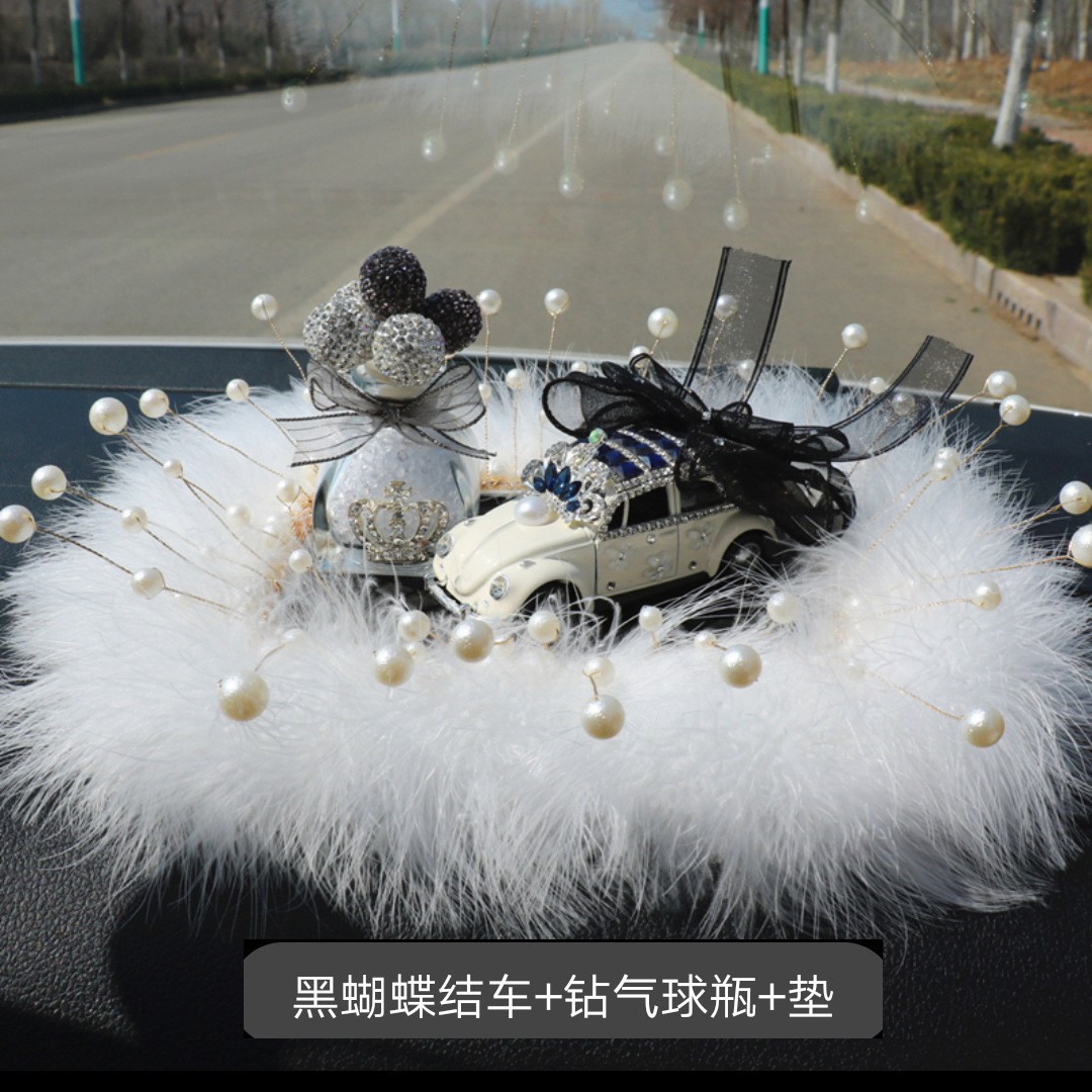 Decoración de coche interior de coche creativo tablero de instrumentos de coche decoración de coche diamante otra resina simple