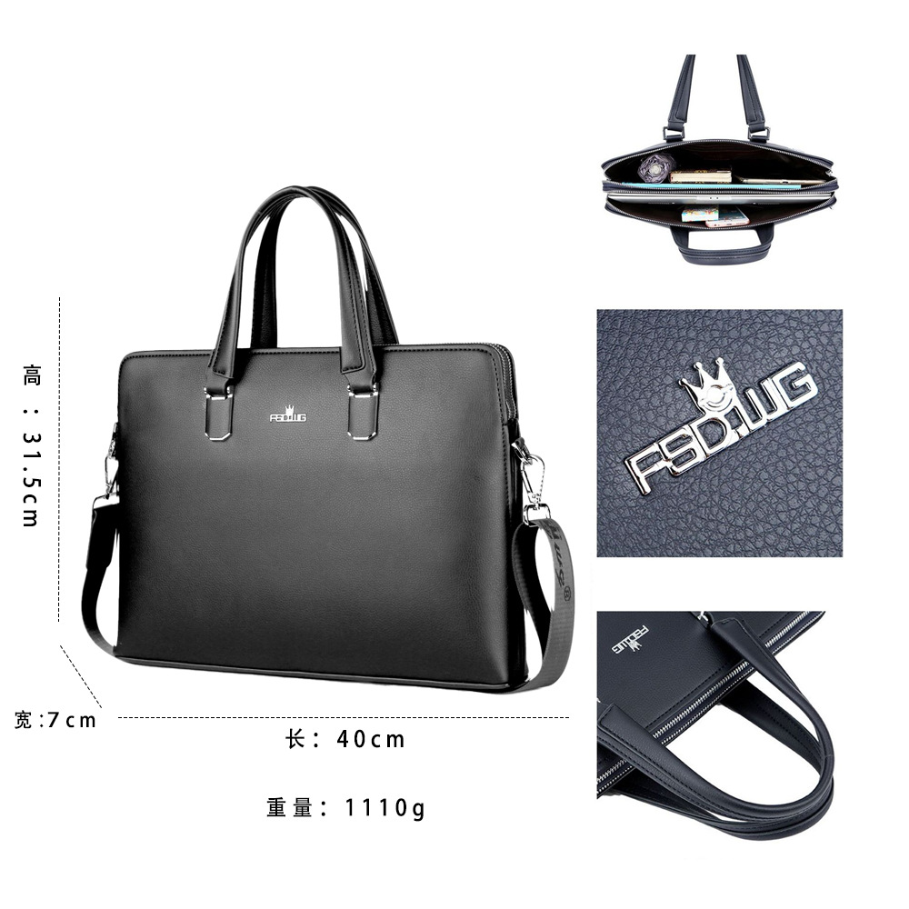 Bolsa de ordenador portátil de los nuevos hombres transfronterizos Maletín de negocios suministro directo de fábrica bolsa de mensajero de los hombres bagmen bolso de los hombres