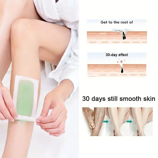 Hair removal wax paper body can be used to remove leg hair armpit hair hand hair double-sided hair removal paper for men and women foreign trade cross-border hair removal wax paper