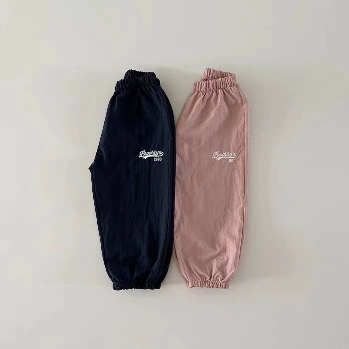 Brand autumn solid trousers for leisure for men and women girl's, Korean style, children's clothing