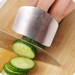 Stainless steel finger guard, vegetable cutting finger protector, finger guard protector, kitchen meat cutting finger guard, anti-cutting finger magic tool